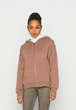 Even&Odd Damen Sweatjacke - Brown