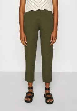 Even&Odd Damen Cargo Chino Pants - Stoffhose - Khaki