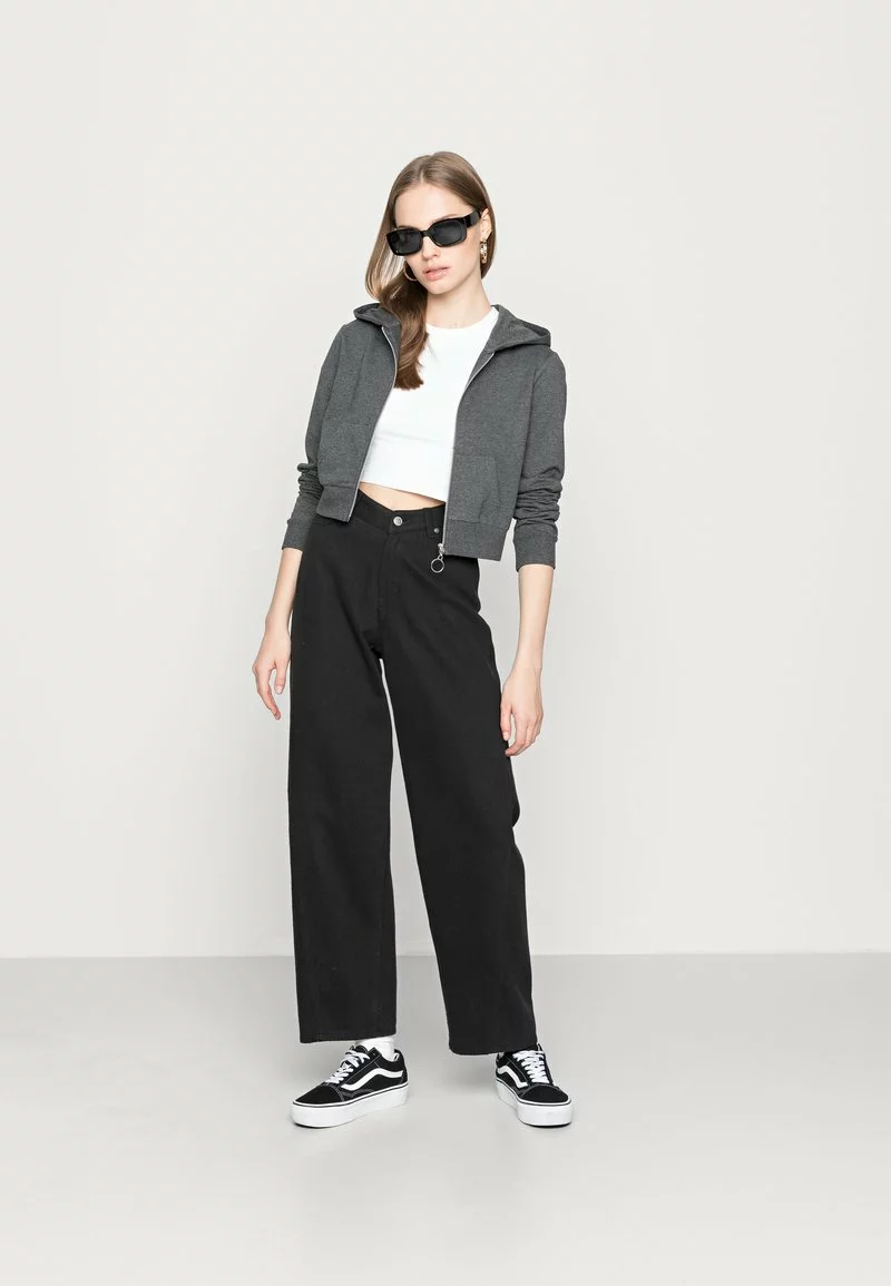 Even&Odd Damen Sweatjacke - Mottled Dark Grey 4 Even&Odd Damen Sweatjacke - Mottled Dark Grey – Bild 2