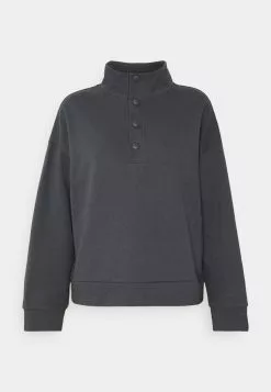 Even&Odd Damen OVERSIZED POPPER HIGH NECK - Sweatshirt - Grey -Even&Odd Verkäufe 2023 ed6940f38a05400d8f83818c9558761b