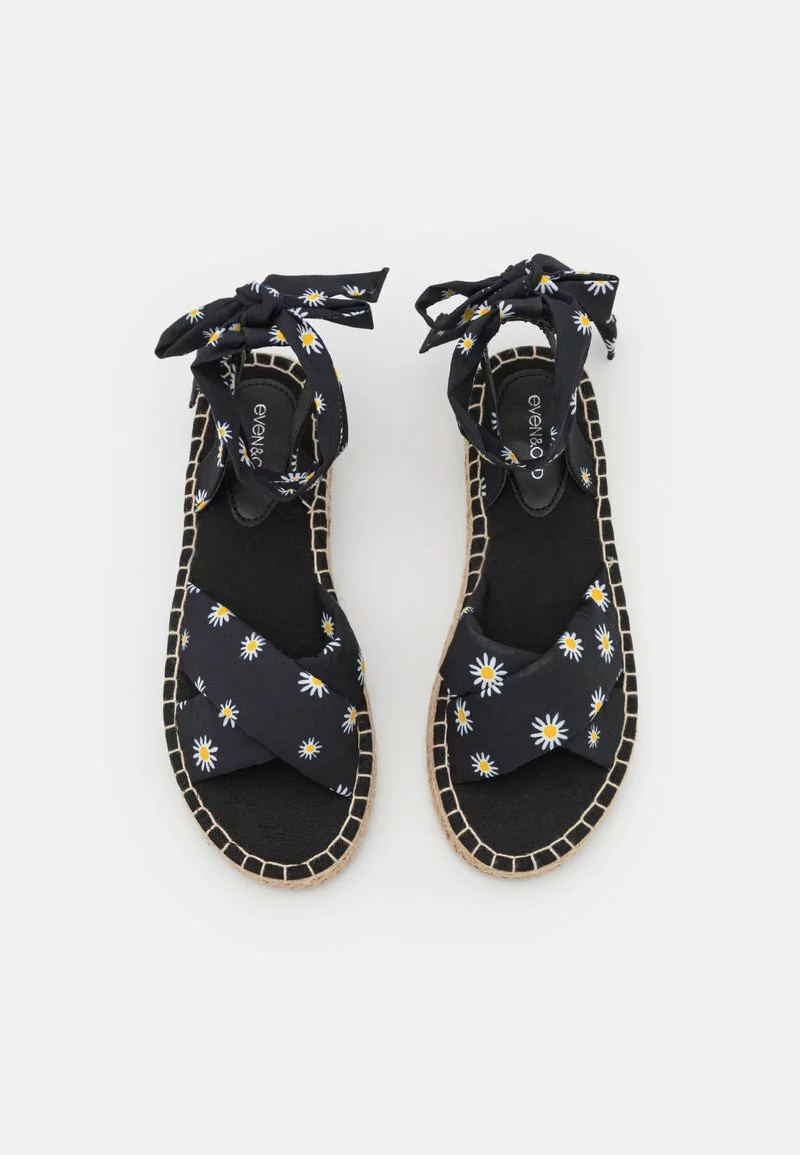 Even&Odd Damen Riemensandalette - Black 8 Even&Odd Damen Riemensandalette - Black – Bild 6