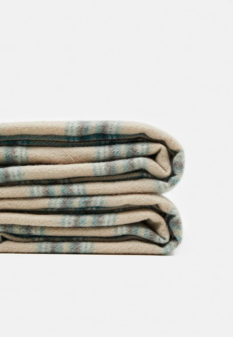 Even&Odd Damen Schal - Camel/off-white/green 4 Even&Odd Damen Schal - Camel/off-white/green – Bild 2