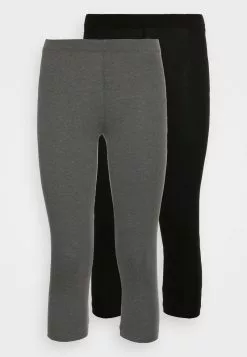 Even&Odd Damen 2 PACK - Leggings - Hosen - Black/mottled Dark Grey -Even&Odd Verkäufe 2023 eea8dfaa158d4f459ef4fa7047eec502
