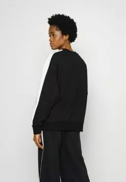 Even&Odd Damen OVERSIZED SWEATSHIRT WITH STRIPE - Sweatshirt - Black -Even&Odd Verkäufe 2023 f01b06d58c11435eb45298c6be1b8319