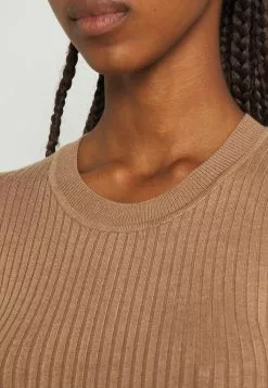 Even&Odd Damen Knit Mini Wide Rib Basic Dress - Etuikleid - Mottled Dark Brown -Even&Odd Verkäufe 2023 f1e020b479794511be1434601f18bbbf