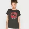Even&Odd T-Shirt Print - Anthracite | Damen