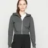 Even&Odd Damen Sweatjacke - Mottled Dark Grey -Even&Odd Verkäufe 2023 f4441add055f4046abca82854e2524af