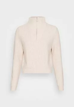 Even&Odd HALF ZIP JUMPER - Strickpullover - Beige | Damen -Even&Odd Verkäufe 2023 f4a7c60fefe24b1cb0183402e5fcb9a7