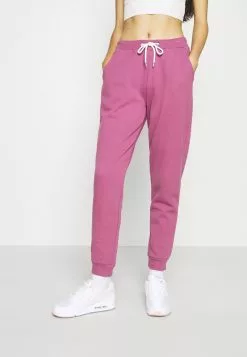 Even&Odd Damen Regular Fit Jogger With Contrast - Jogginghose - Purple