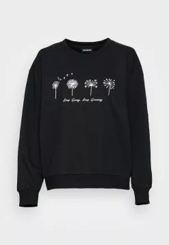 Even&Odd Damen OVERSIZED FLOWER PRINT - Sweatshirt - Black -Even&Odd Verkäufe 2023 f681958c5fd34959847fbed146c38427