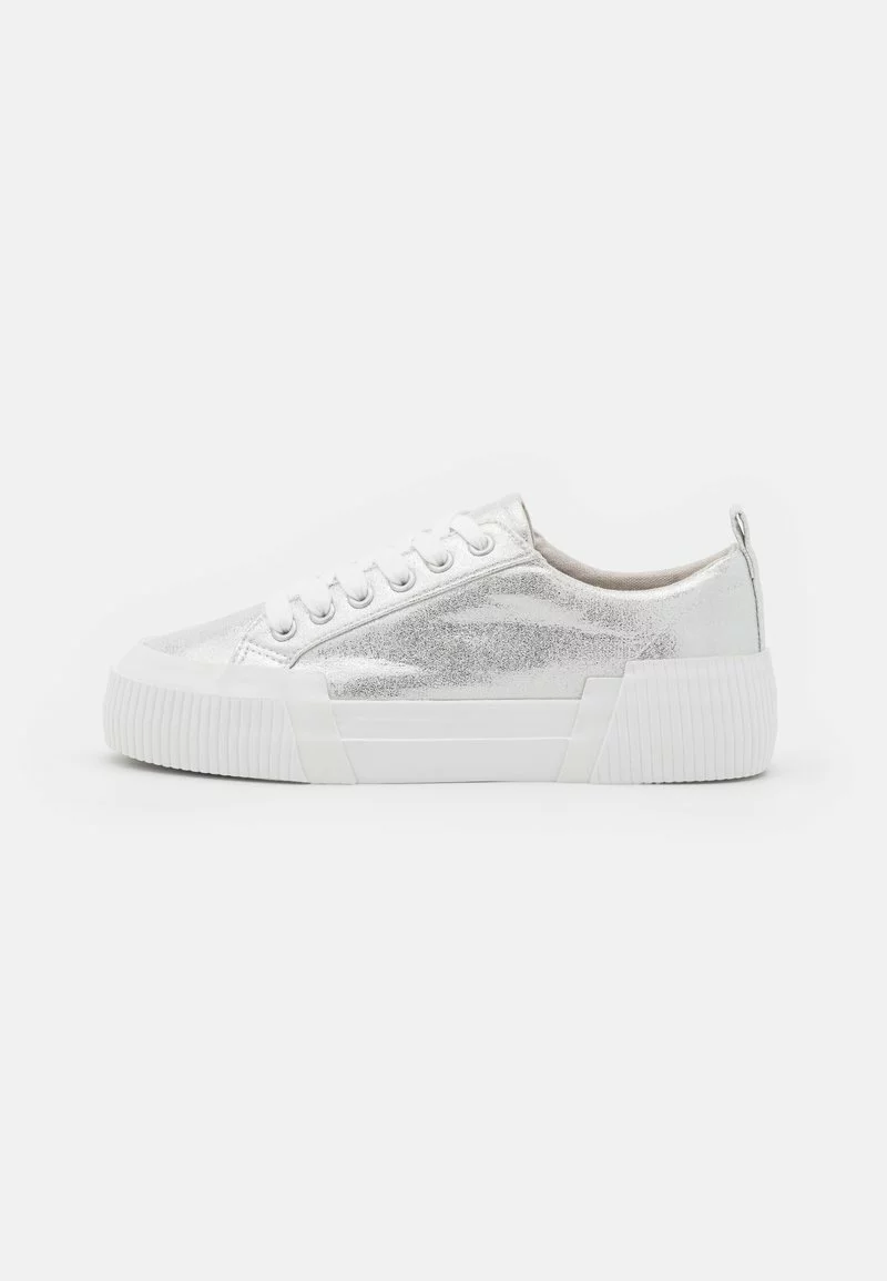 Even&Odd Sneaker Low - Silver | Damen 4 Even&Odd Sneaker Low - Silver | Damen – Bild 2