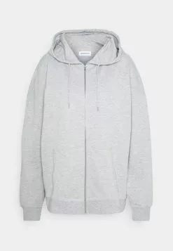 Even&Odd Damen BASIC HOODIE JACKET WITH POCKETS - Kapuzenpullover - Mottled Light Grey -Even&Odd Verkäufe 2023 f74930daa62e45608fa761d950651d1a
