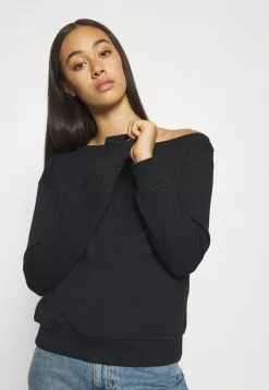 Even&Odd Damen LOOSE OFF SHOULDER SWEATSHIRT - Sweatshirt - Black -Even&Odd Verkäufe 2023 f8ea9dac9f8c4a7d96c10c37145d254d