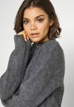 Even&Odd Damen Strickpullover - Mottled Dark Grey -Even&Odd Verkäufe 2023 f9d18edac60943f0a65e0a24d441437e