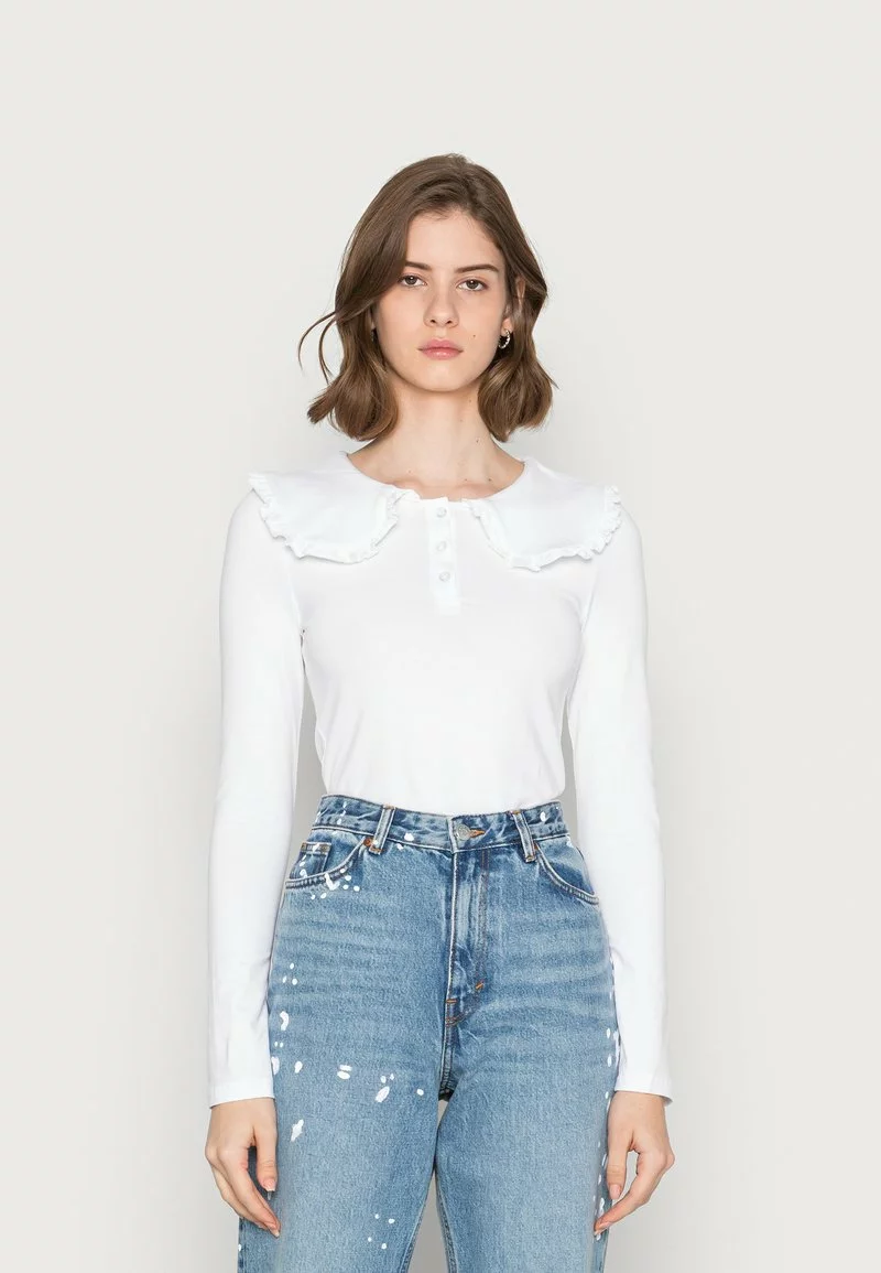 Even&Odd Damen Langarmshirt - White 3 Even&Odd Damen Langarmshirt - White