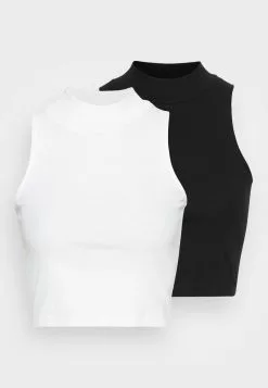 Even&Odd Damen 2 PACK - Top - Black/white -Even&Odd Verkäufe 2023 fb4691c0f86f46be82e536c4db6d7591