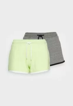 Even&Odd Damen 2 PACK - Shorts - Green/mottled Grey -Even&Odd Verkäufe 2023 fca5dfbad62048109c44ffd834403b2a