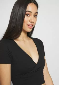 Even&Odd Damen 2 PACK - T-Shirt Print - Black/white -Even&Odd Verkäufe 2023 fcd6005988de423d803c890df8308808