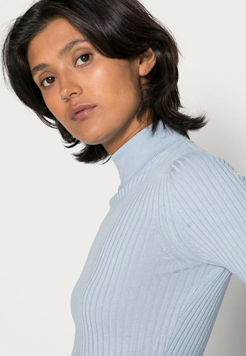 Even&Odd Damen Strickpullover - Mottled Light Blue 7 Even&Odd Damen Strickpullover - Mottled Light Blue – Bild 5