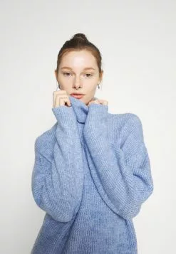 Even&Odd Damen Strickpullover - Mottled Light Blue -Even&Odd Verkäufe 2023 fdef7f51c24b44bb838c3405b4d6a8c0