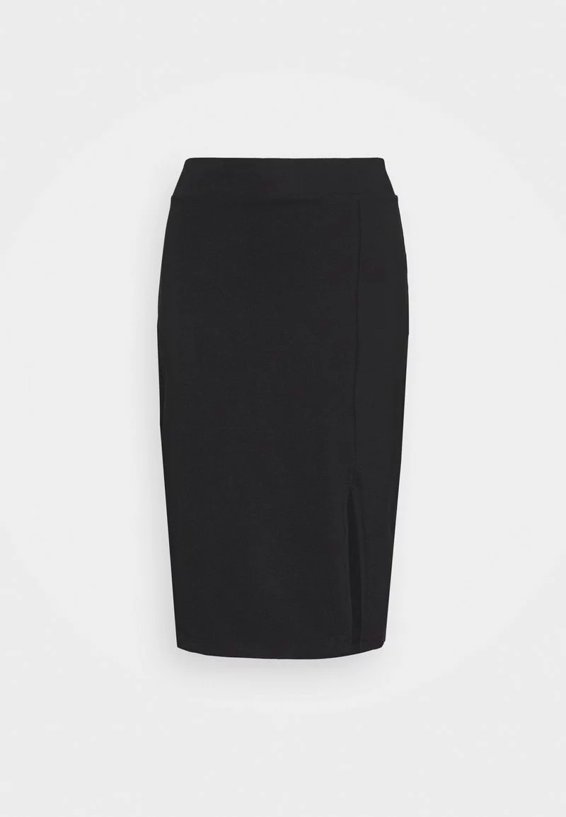Even&Odd Damen BASIC - Midi Skirt With Slit - Bleistiftrock - Black 6 Even&Odd Damen BASIC - Midi Skirt With Slit - Bleistiftrock - Black – Bild 4
