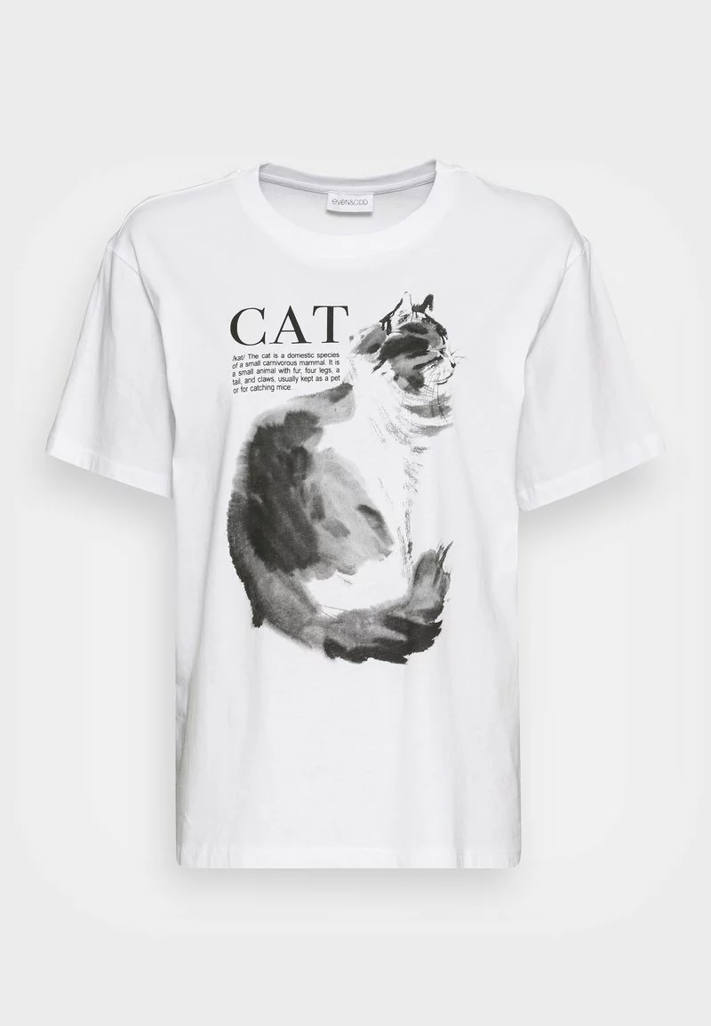 Even&Odd Damen T-Shirt Print - White 6 Even&Odd Damen T-Shirt Print - White – Bild 4